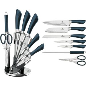 Zestaw Noży w Bloku Berlinger Haus Infinity Aquamarine BH-2415