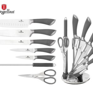 Zestaw Noży w Bloku Berlinger Haus Infinity Gray BH-2046