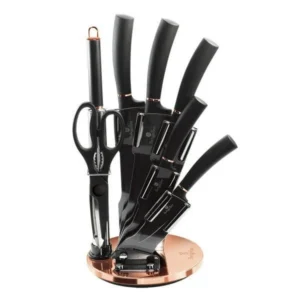Zestaw Noży w Stojaku Berlinger Haus Black Rose BH-2421 8 el.