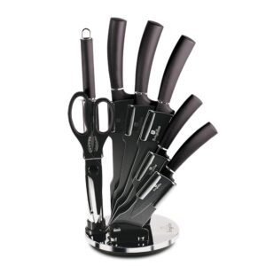 Zestaw Noży w Stojaku Berlinger Haus Carbon Pro BH-2685 8 el.
