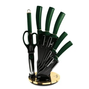 Zestaw Noży w Stojaku Berlinger Haus Metallic Emerald BH-2563 8 el.