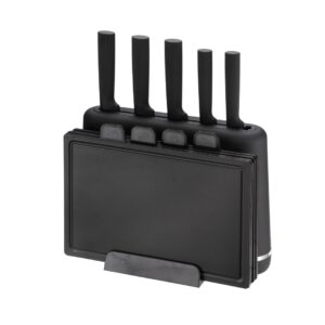 Zestaw Noży z Deskami Maestro MR-1412-BL Czarny 10 el.