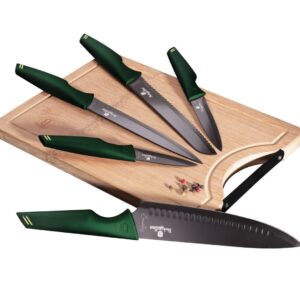 Zestaw Noży z Deską Berlinger Haus Emerald BH-2706 6 el.