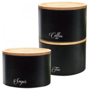 Zestaw Pojemników Kuchennych Klausberg KB-7506 Czarny 3 szt.