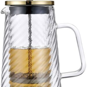 Zaparzacz Szklany Klausberg KB-7767 1000ml Złoty